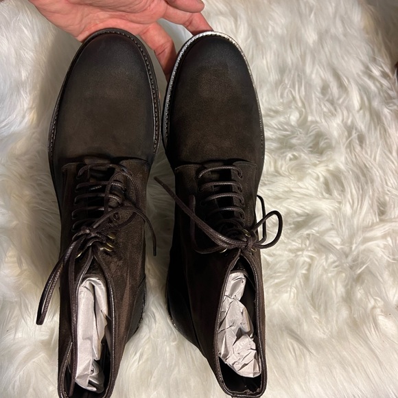 To Boot New York ,Henley Leather Derby Boots Size 12 - Picture 6 of 9